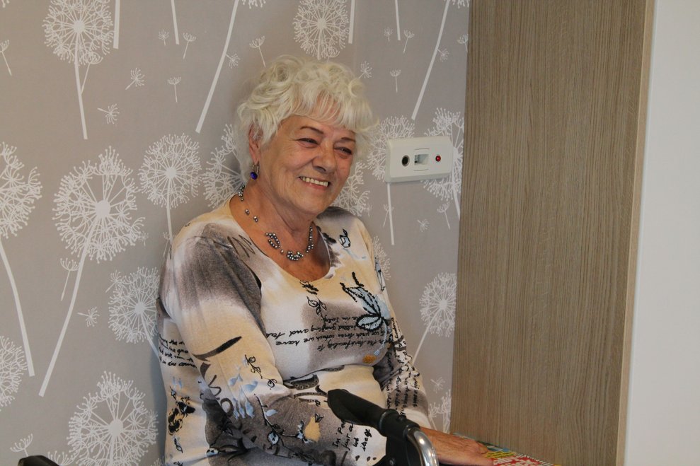Lachende Frau
