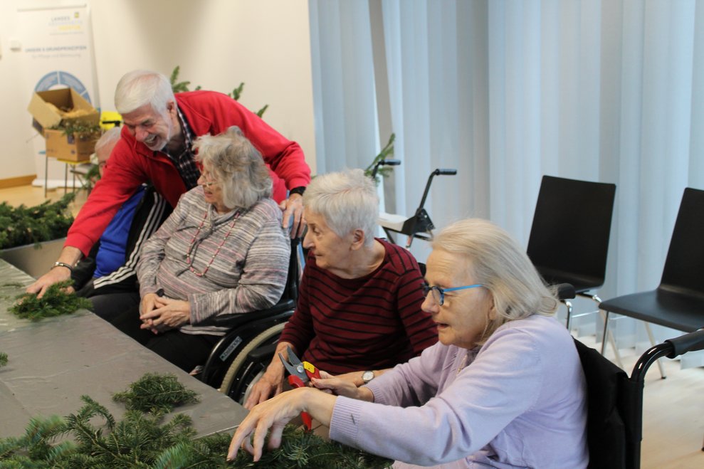 Adventkranzbinden 2025
