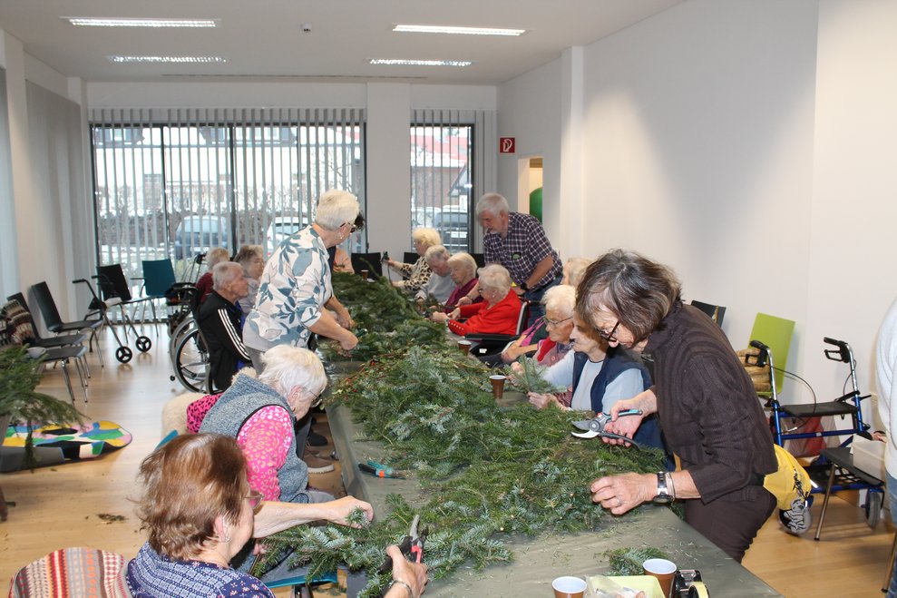 Adventkranzbinden 2025