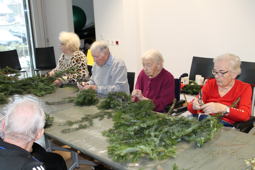 Adventkranzbinden 2025