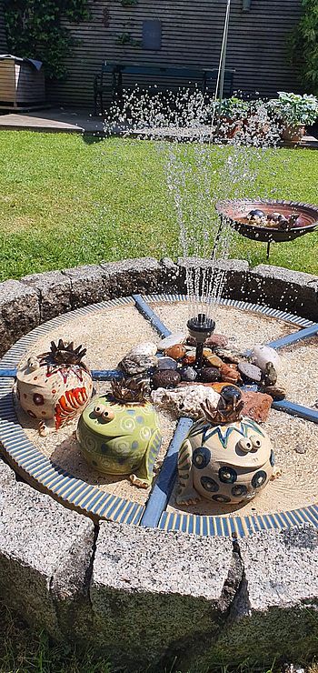 Keramik im Garten Ausflug 2025
