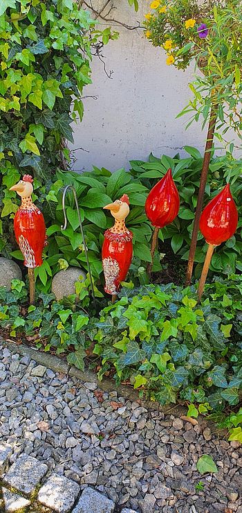 Keramik im Garten Ausflug 2025